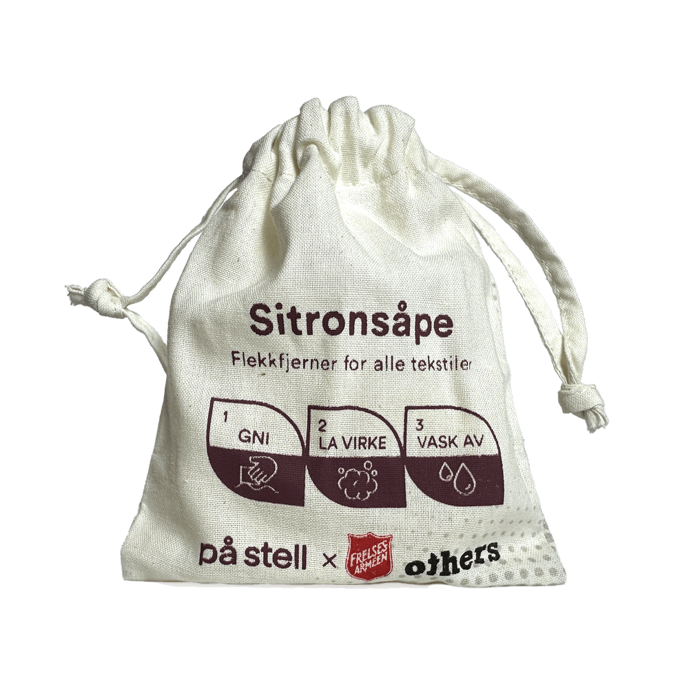 Flekkfjerner / Sitronsåpe 60  i oppbevaringspose 