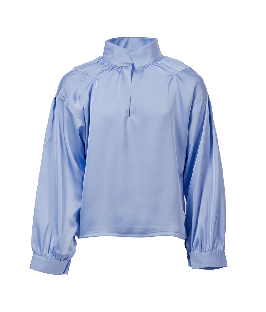 Festdrakt Botanic til jente med blåmønstret vest og blå skjorte